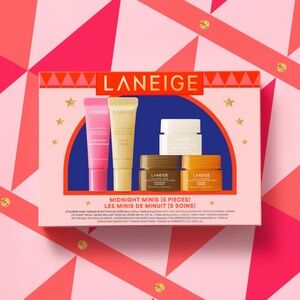 NWT Laneige Lip Mask Minis Set | Chocolate Caramel Egg Nog Sweet Candy Vanilla